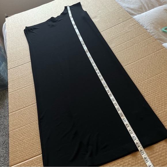 Norma Kamali Drop Shoulder Sheath Dress, black, stretchy jersey, size S - Picture 4 of 12